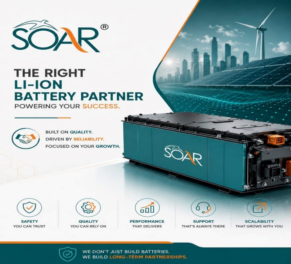 SOAR — the right lithium-ion battery partner in India