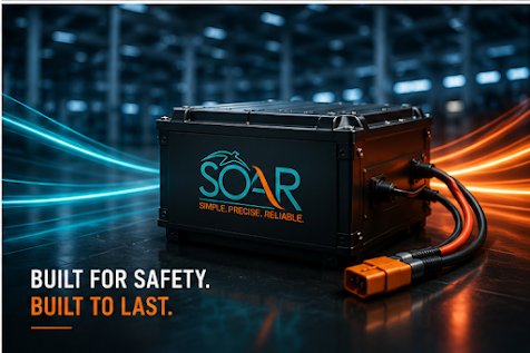 SOAR lithium battery pack — built for safety, built to last