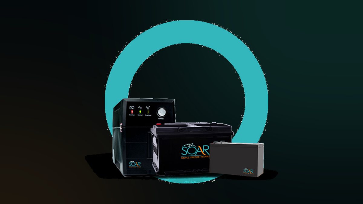SOAR lithium battery product range including inverter backup and energy storage packs